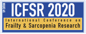 International Conference on Frailty and Sarcopenia Research (ICFSR 2020), 11-13 March 2020, Toulouse (France)