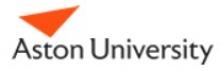 Logo of the Aston University (Birmingham, UK)